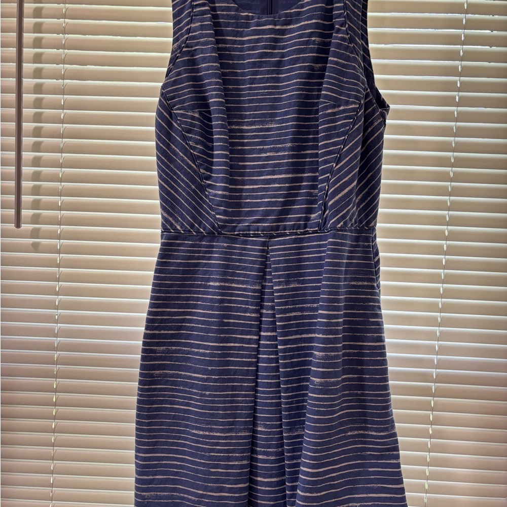 GAP Blue and White Striped Dress